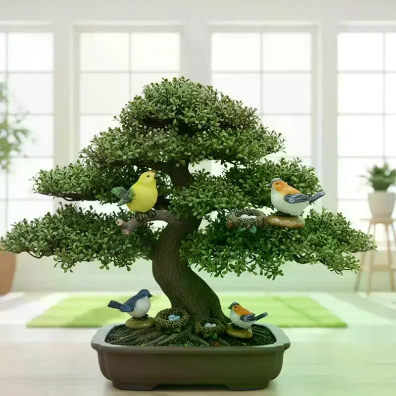 4PCS Mini Bird Figure Model Cartoon Resin Crafts DIY Plant Bonsai Figurines Fairy Garden Dollhouse Miniatures Decor Oasis Select