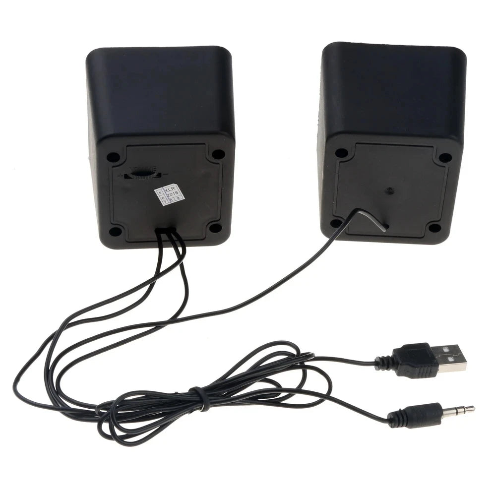 AyeBeau Mini USB Desktop Speaker – 2.0 Stereo PC & Laptop