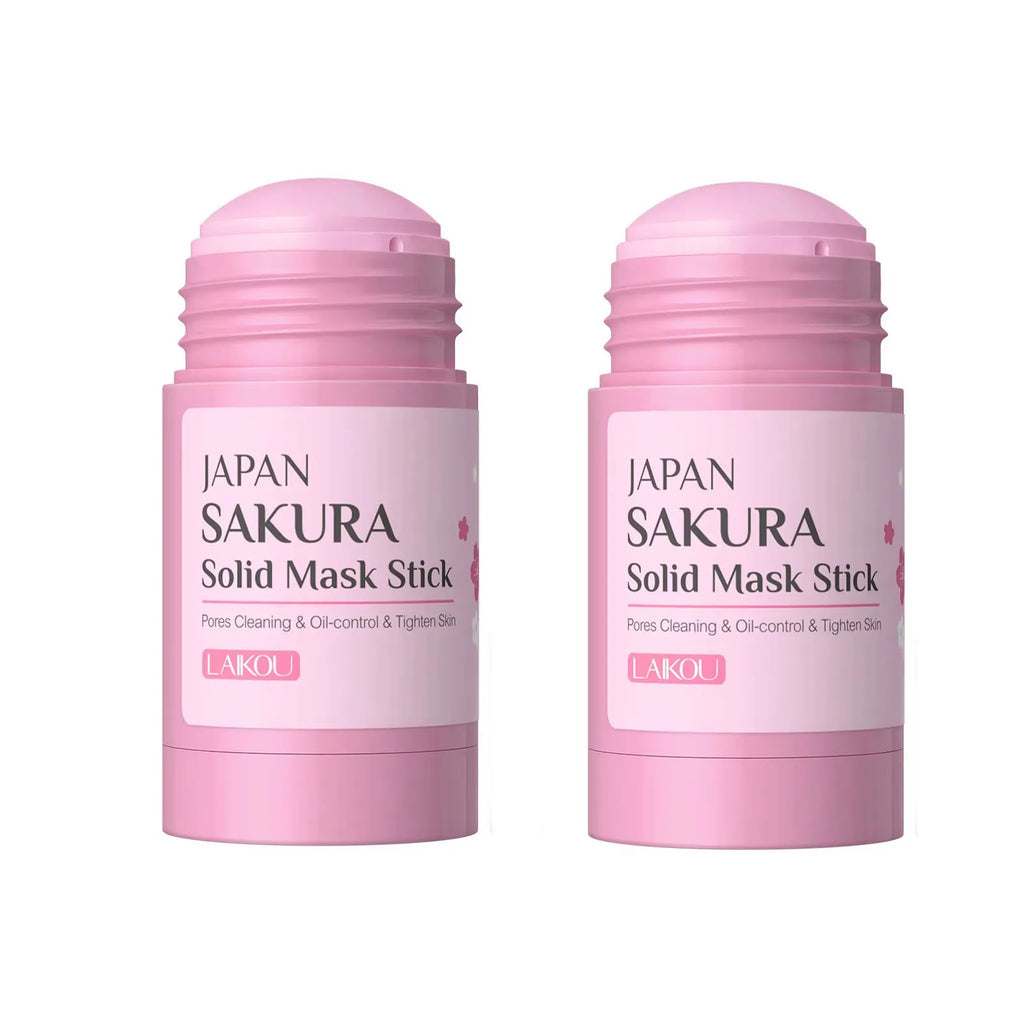 LAIKOU Sakura Face Mask Stick 40g – Pore Cleansing & Oil Control