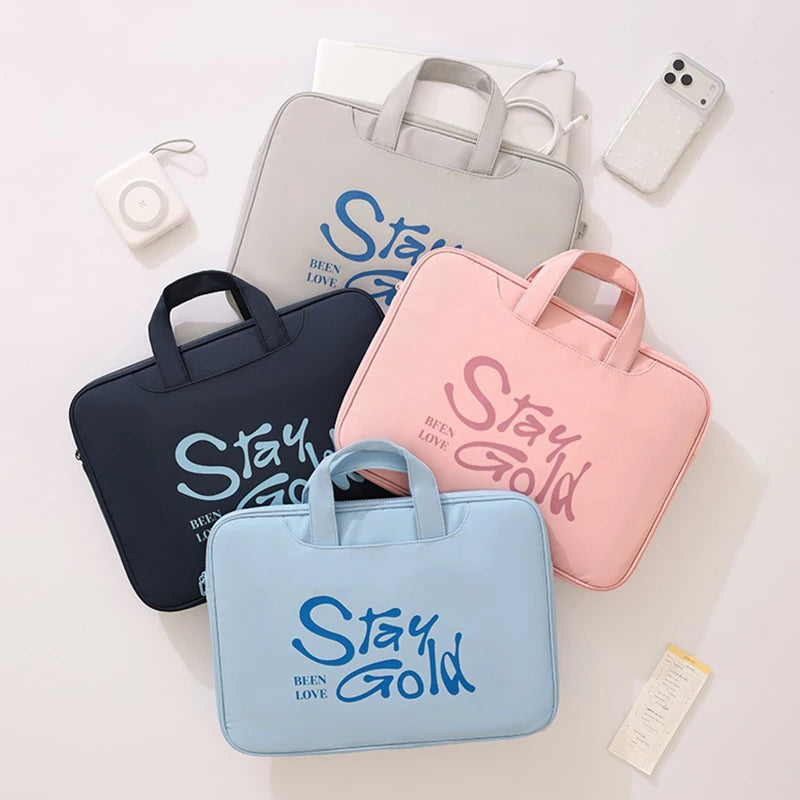 Cute 16 Inch Laptop Handbag Shockproof Notebook Bag For Macbook Air Pro 14 Huawei HP Lenovo Portable Travel Laptop Briefcase Bag Oasis Select