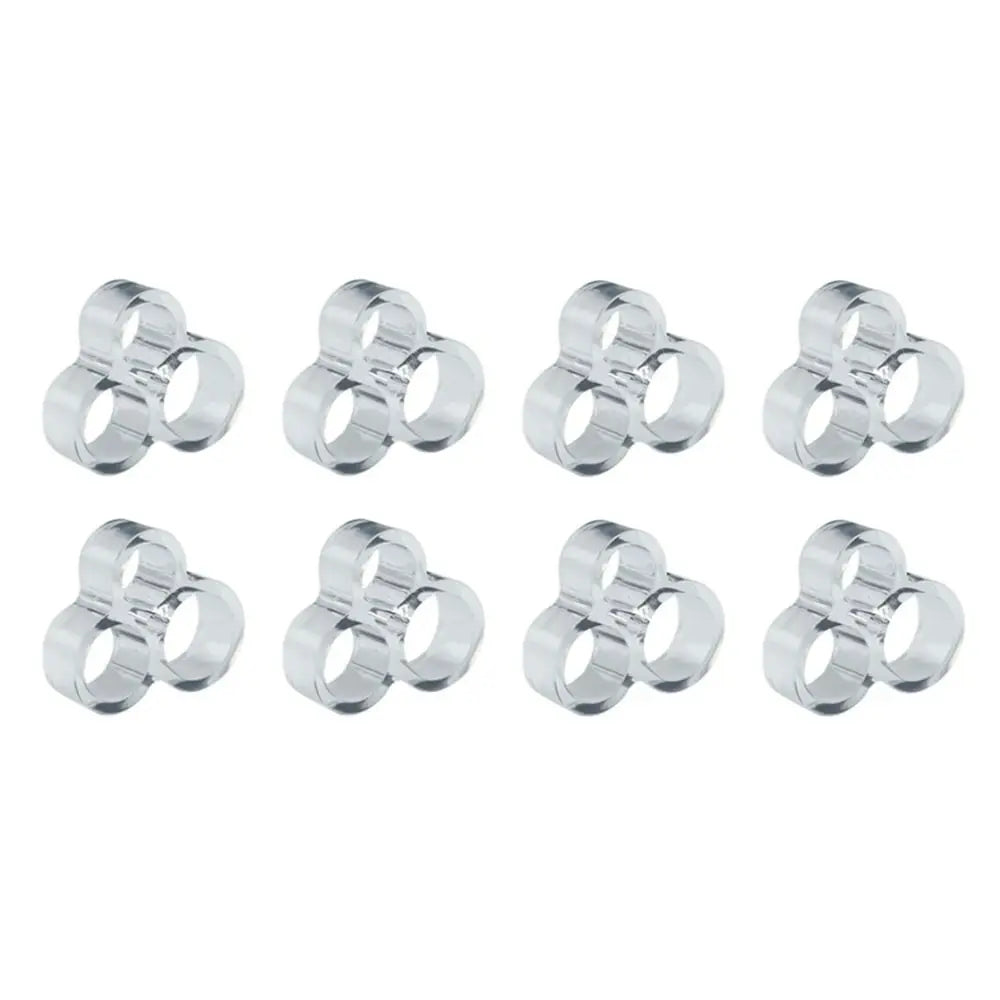 1/4/8PCS PVC Handles Door Stopper Transparent Wall Protector Handle Buffer Pad Punch-free O-shaped Anti-Collision Protected Pad Oasis Select Transparent-8PCS