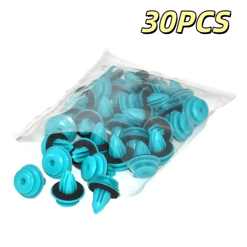 High Quality Green Nylon Auto Fastening Clips, 20/30/50Pcs Pack for Bumper Door Buckle, Best Car Interior Accessories Oasis Select Green 30pcs