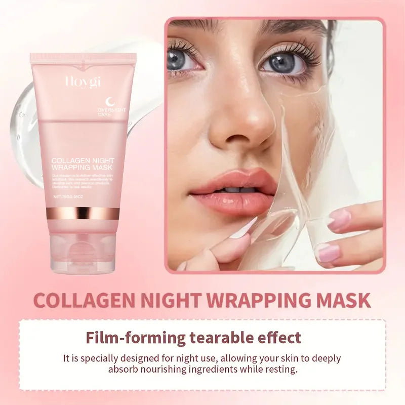 Korean Collagen Peel-Off Overnight Face Mask – 75ml Collagen Peel Mask Oasis Select