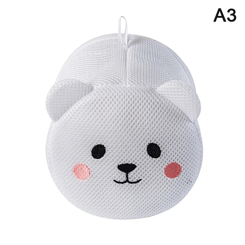 Cute Rabbit Anti-Deformation Laundry Bag Mesh Washing Pouch for Bras Underwear Lingerie Machine-Wash Special Home Travel Use Oasis Select A3