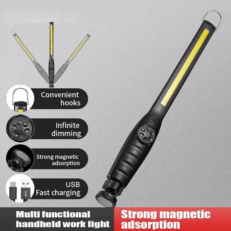 USB Rechargeable COB LED Work Light | Magnetic Portable