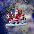 Acrylic Christmas Tree Hanging Ornament | 2D Flat Xmas Pendant