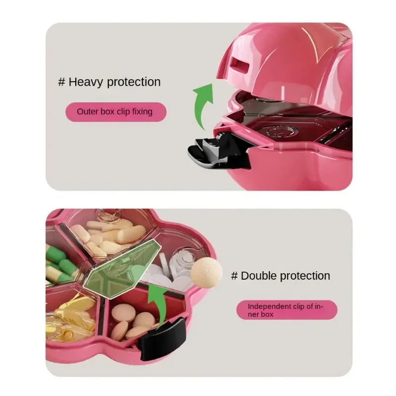 Flower Storage Box Dopamine Waterproof Storage Box Divider Multifunctional Jewelry Box Earring and Necklace Storage Oasis Select