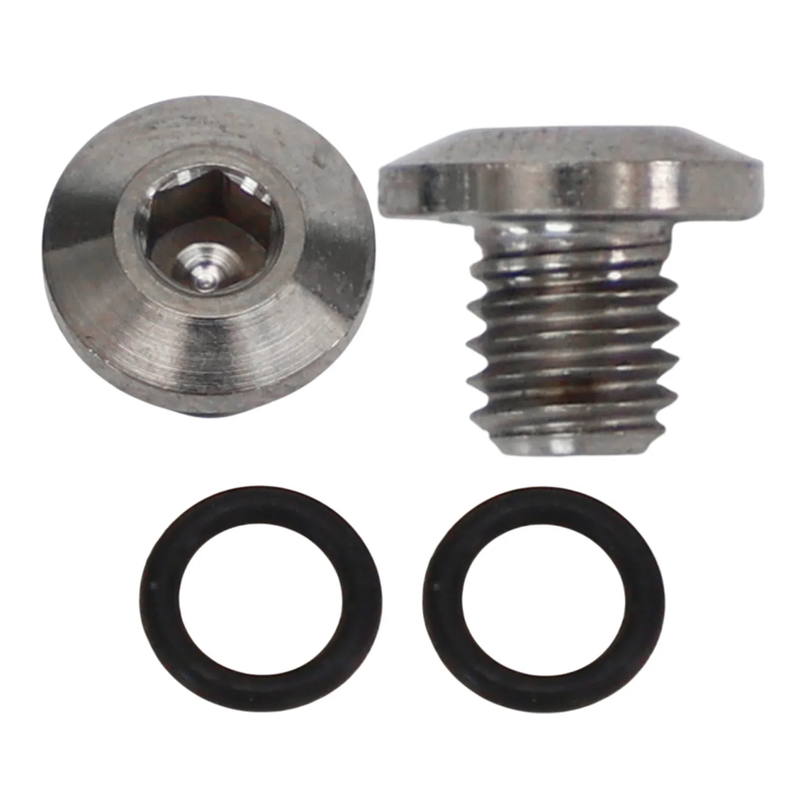 Disc Brake Replacement Bicycle Bleed Screw For Bicycle Maintenance M5x5-8 Size Prevent Oil Leakage Rust-Free Alloy Oasis Select silver