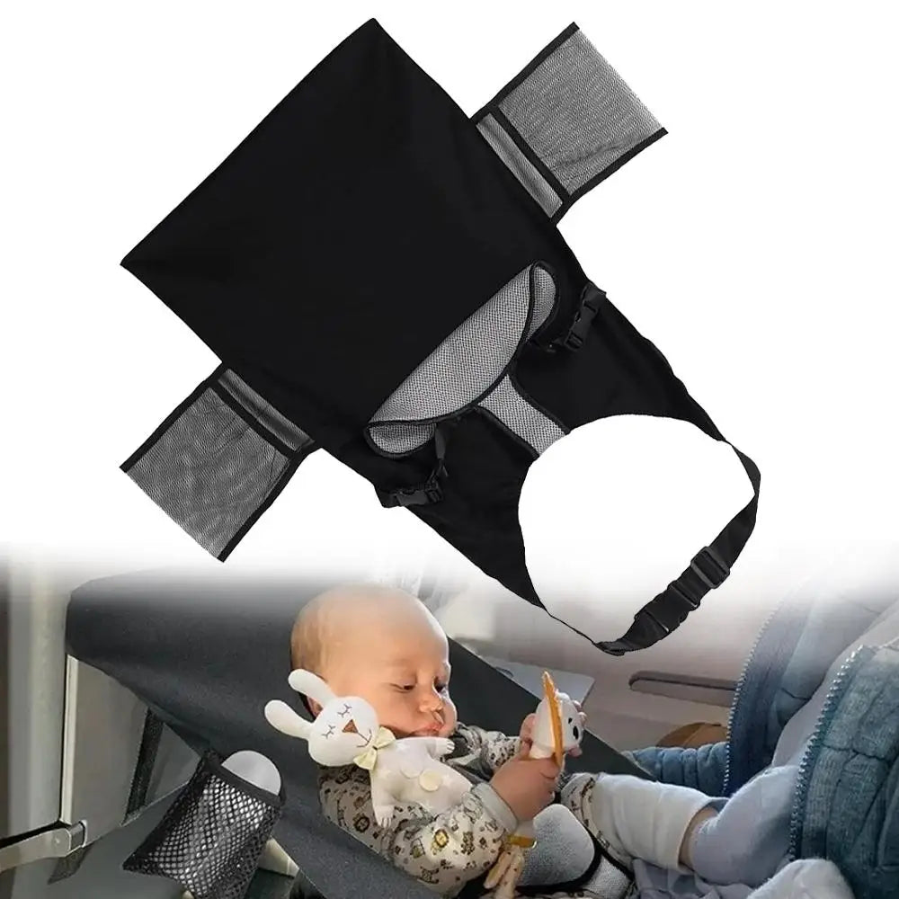 Kids Airplane Seat Extender – Foldable Travel Bed & Footrest