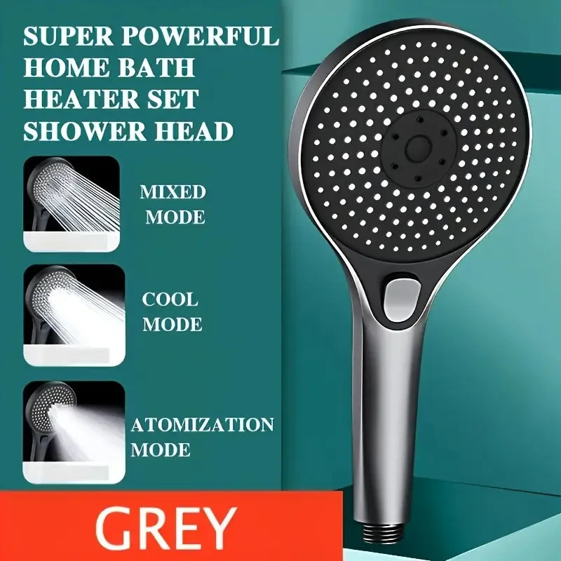 3-Speed High-Pressure Large Panel Shower Head Combo Set