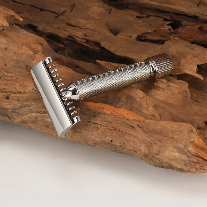 Yaqi BAENZIGER 316 Stainless Steel Safety Razor for Men