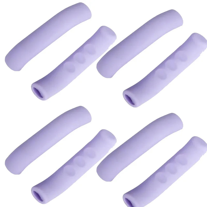 1/4Pairs Bike Brake Lever Protective Silicone Bicycle Lever Grips Bicycle Brake Handle Cover Bicycle Accessories Oasis Select 4pairs-Purple