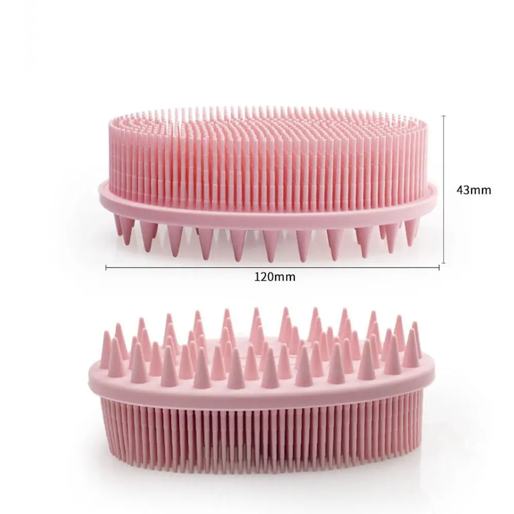 Double-Sided Silicone Bath Brush | Body Scrub & Exfoliator