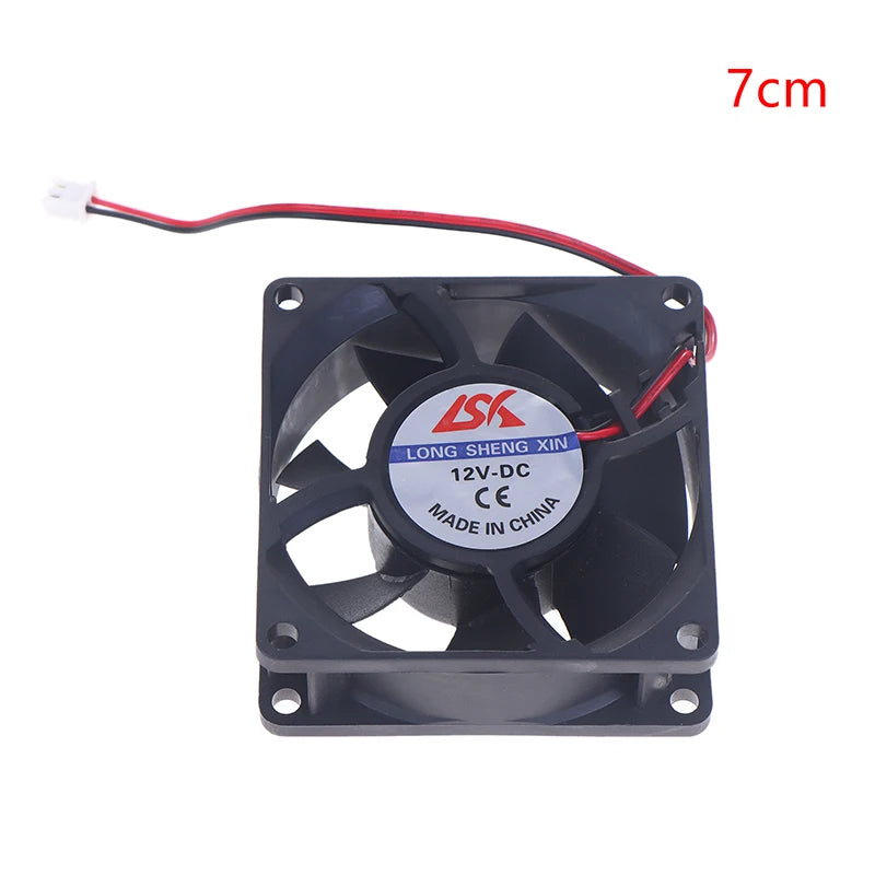 5V/12V/24V Cooling Turbo Fan Brushless 3D Printer Parts 2Pin For Extruder DC Cooler Blower Part Black Plastic Fans Oasis Select 12V 7CM