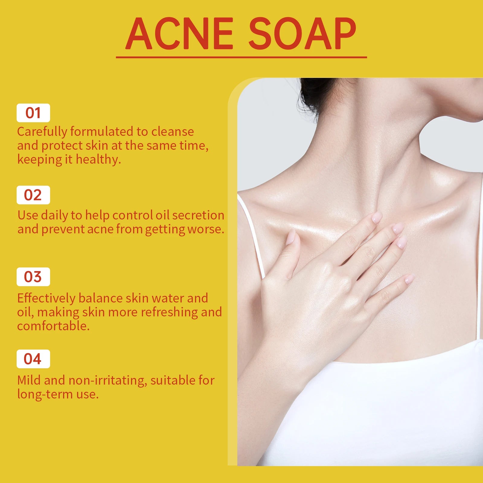 Jaysuing Acne Treatment Soap – Oil Control & Skin Lightening 100g Acne Cleansing Soap Oasis Select
