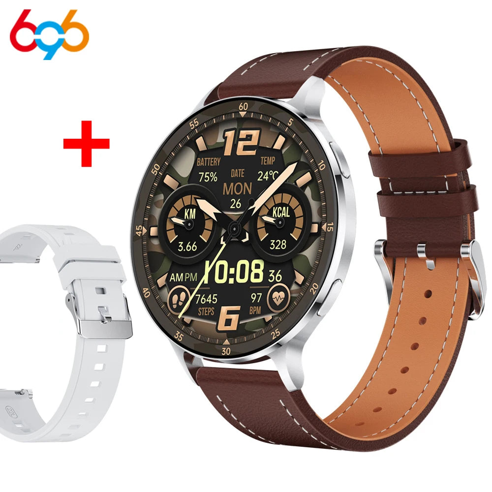 BT Call Smartwatch 1.75 Inch AMOLED Screen 6.9mm Ultra Thin Body Smart Watches Women Heartrate 3D Dynamic Dial Sports Lady Music Oasis Select SVGRS a BWL