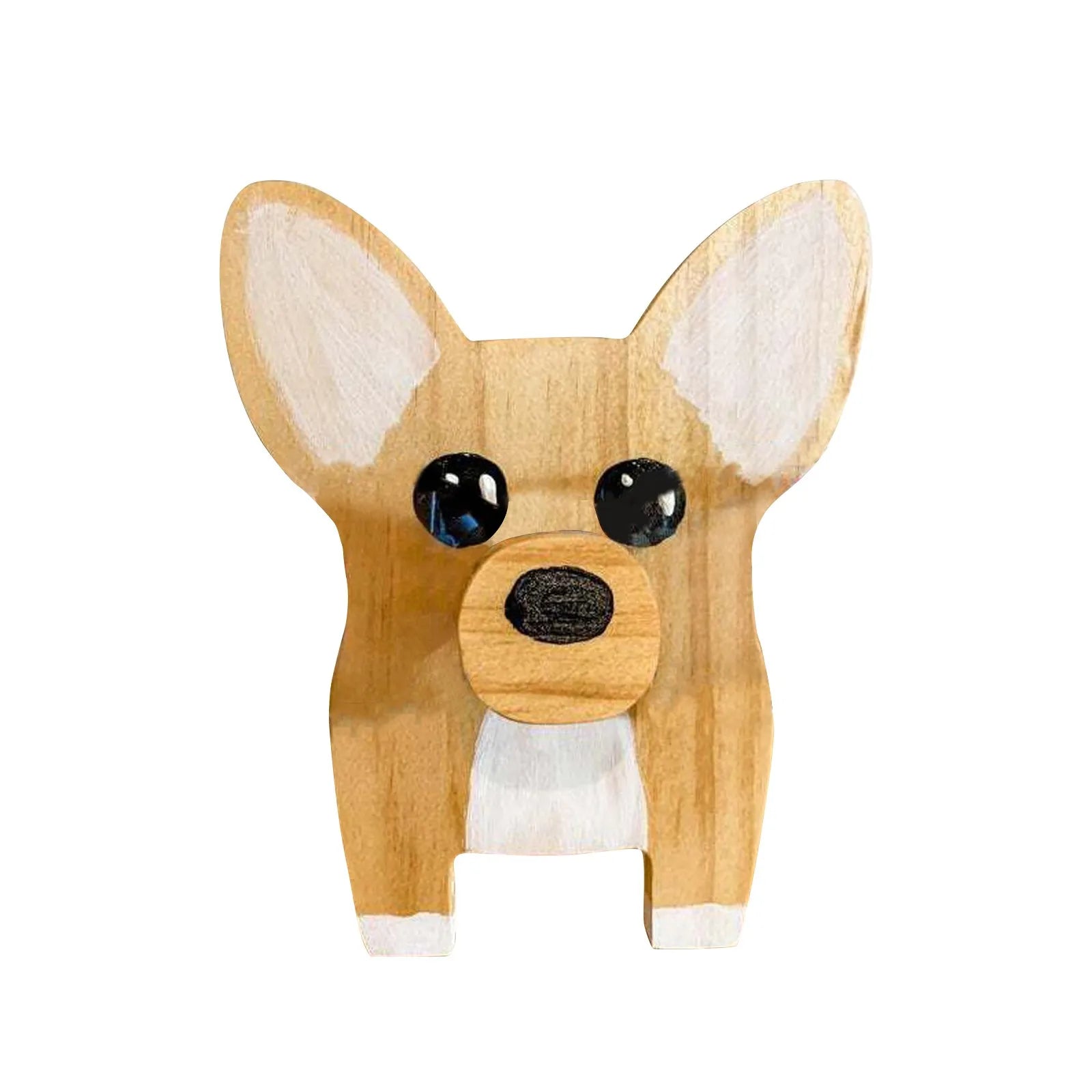 Corgi Dog Glasses Stand Christmas Gift Handmade Wooden Spectacle Holder Cute Pet Eyeglass Display Ornaments Oasis Select