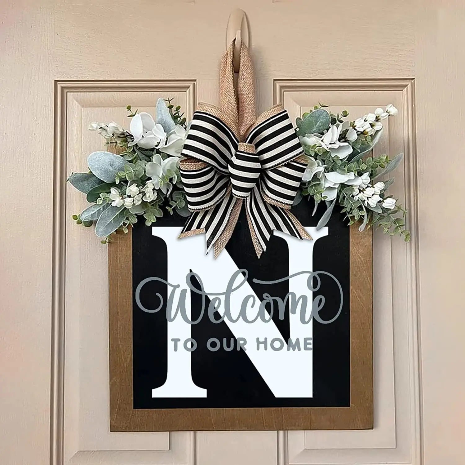 26-letter Personalized Front Door Decoration Hangings Layout Props
