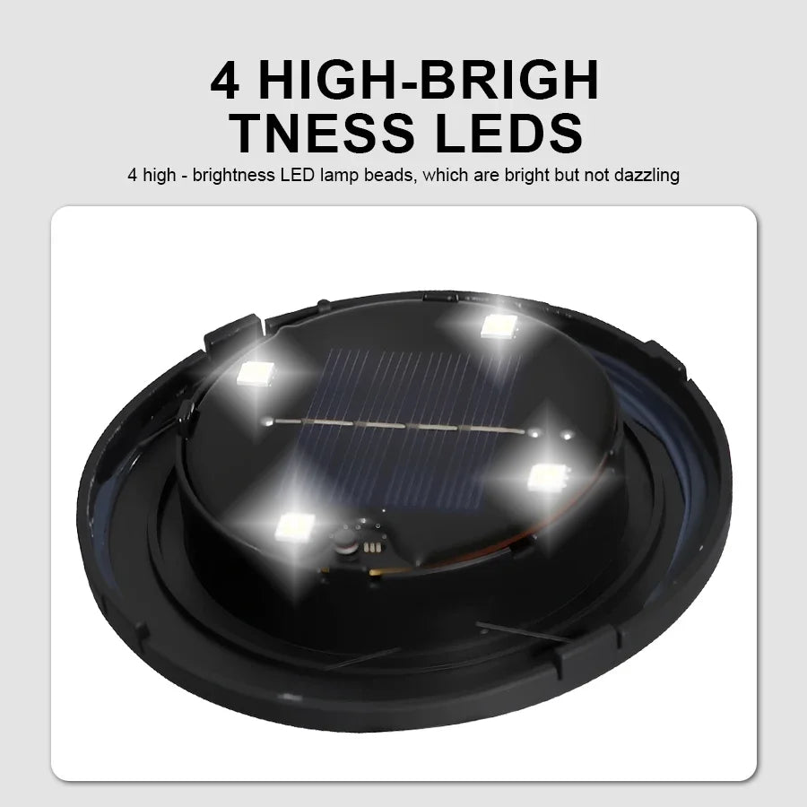Solar Pebble Lights Outdoor Waterproof IP65, Decorative Garden Stone Lights for Pathway/Lawn/Yard, 8H Auto Lighting Solar Light Oasis Select