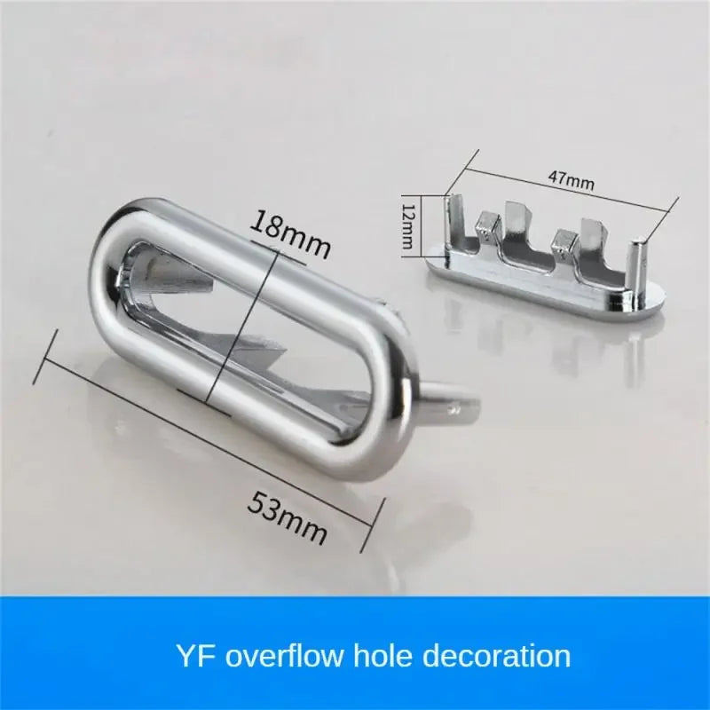 1-30PCS Brass Sink Drain Stopper Ceramic Art Basin Overflow Hole Plug Decorative Cover for Bathroom Sink Shower Accessories Oasis Select 1PC Style F