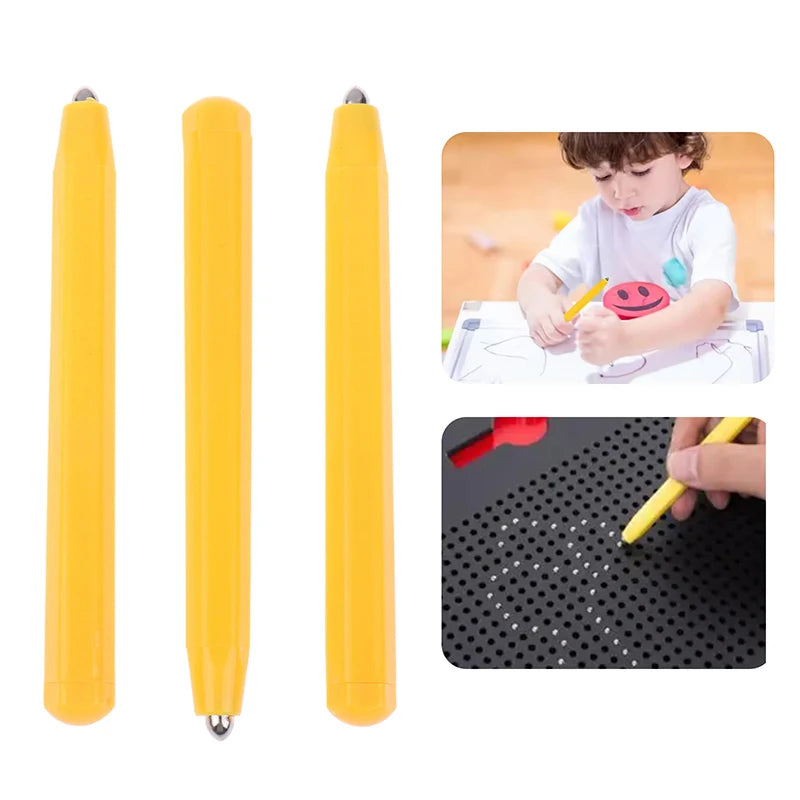 1/3Pcs Pen Board Pens Drawing Writing Toy Replacement Kids Painting Stylus Dots Doodling Toddler Fidget Tablet Reusable Oasis Select