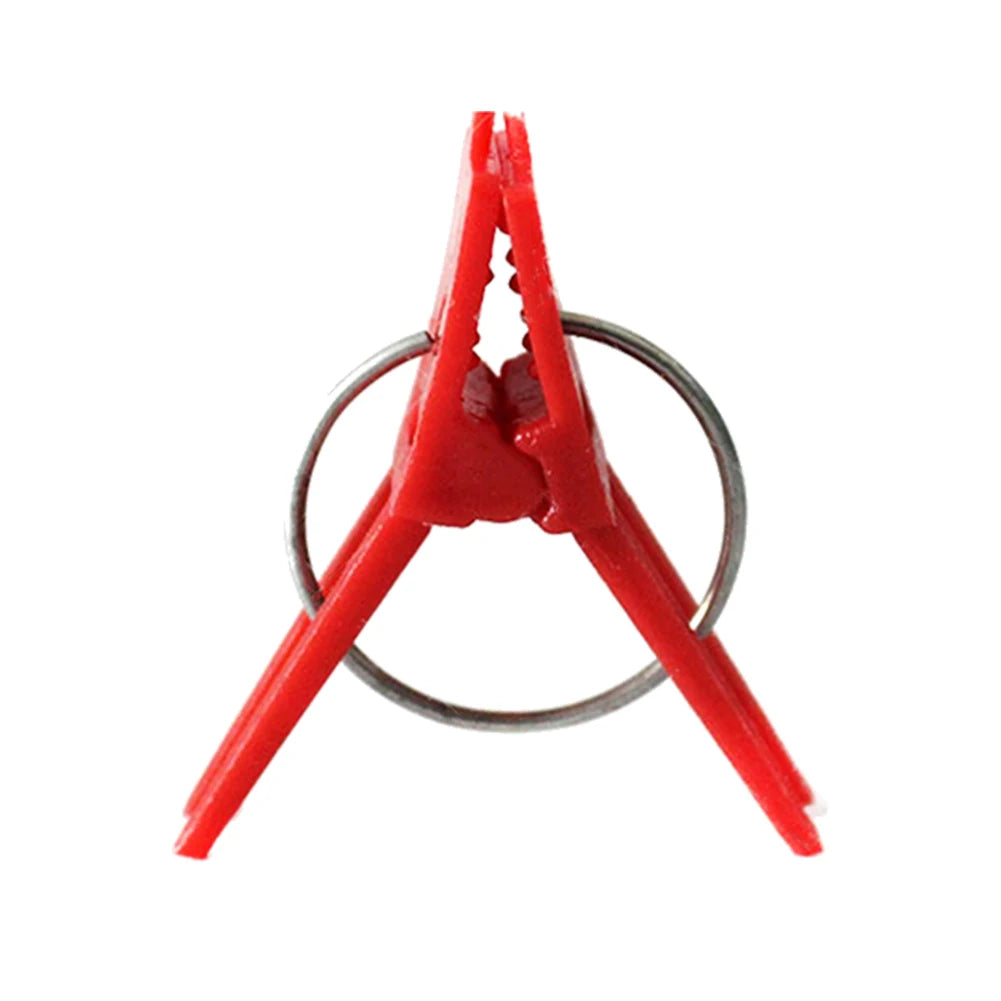 50 Pcs Plant Grafting Clip Plastic Gardening Tool Vegetable Fixed Garden Tools Anti-fall Clamp for Vegetables Tomato Watermelon Oasis Select Flat Australia