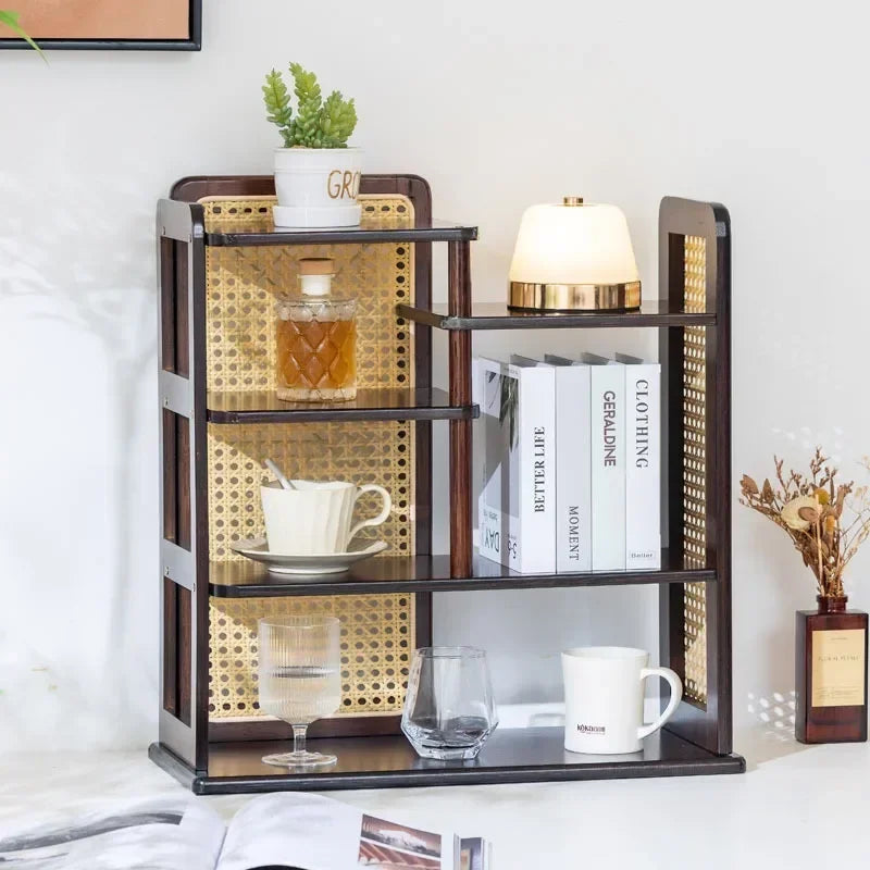Desktop cup holder Multi-layer teacup water cup grid holder Mark coffee cup display rack Premium cup storage rack Oasis Select