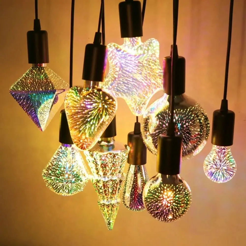 Vintage Heart Glass LED Atmosphere Bulb | Bar & Home Décor Decorative LED Bulb Oasis Select