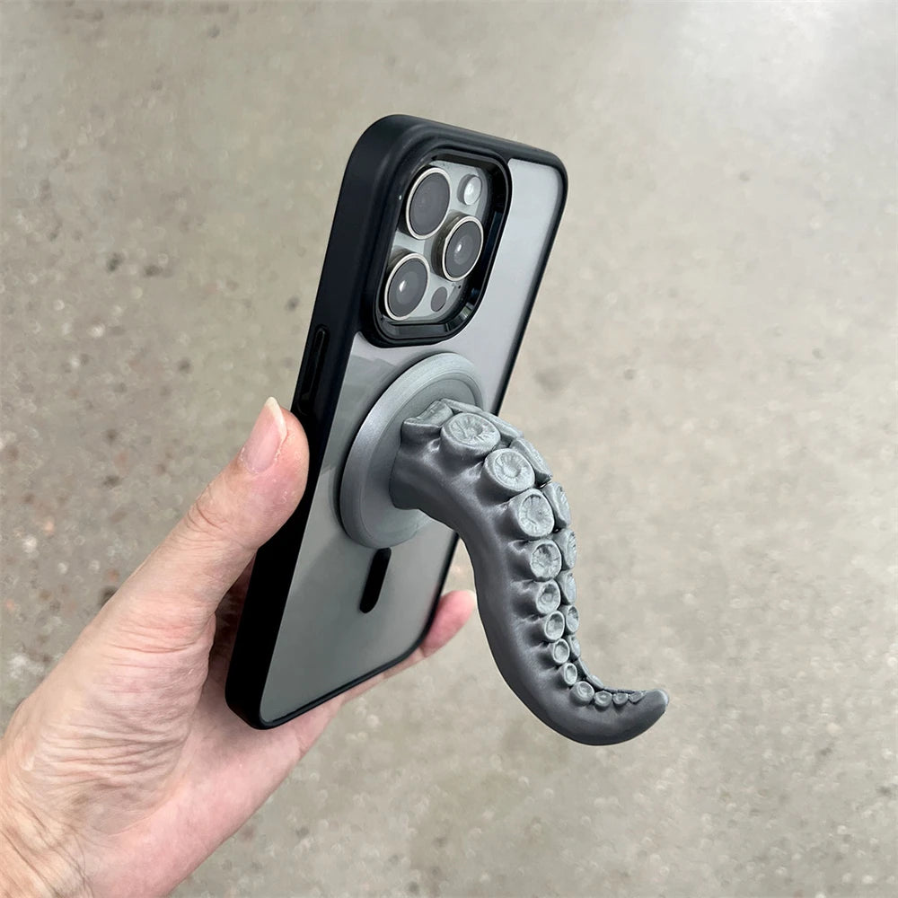 Cute Fun Octopus Tentacle Claw For Magsafe Phone Grip Tok Griptok Magnetic Holder Detachable Mobile Bracket Accessories Oasis Select