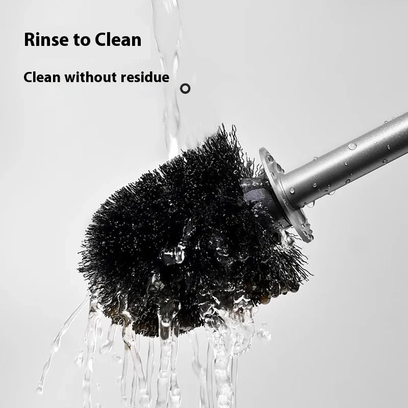Toilet Brush, Shelf, No Punching, Household No Dead Ends, Toilet Brush, Toilet, Bathroom Toilet, Cleaning Artifact Oasis Select