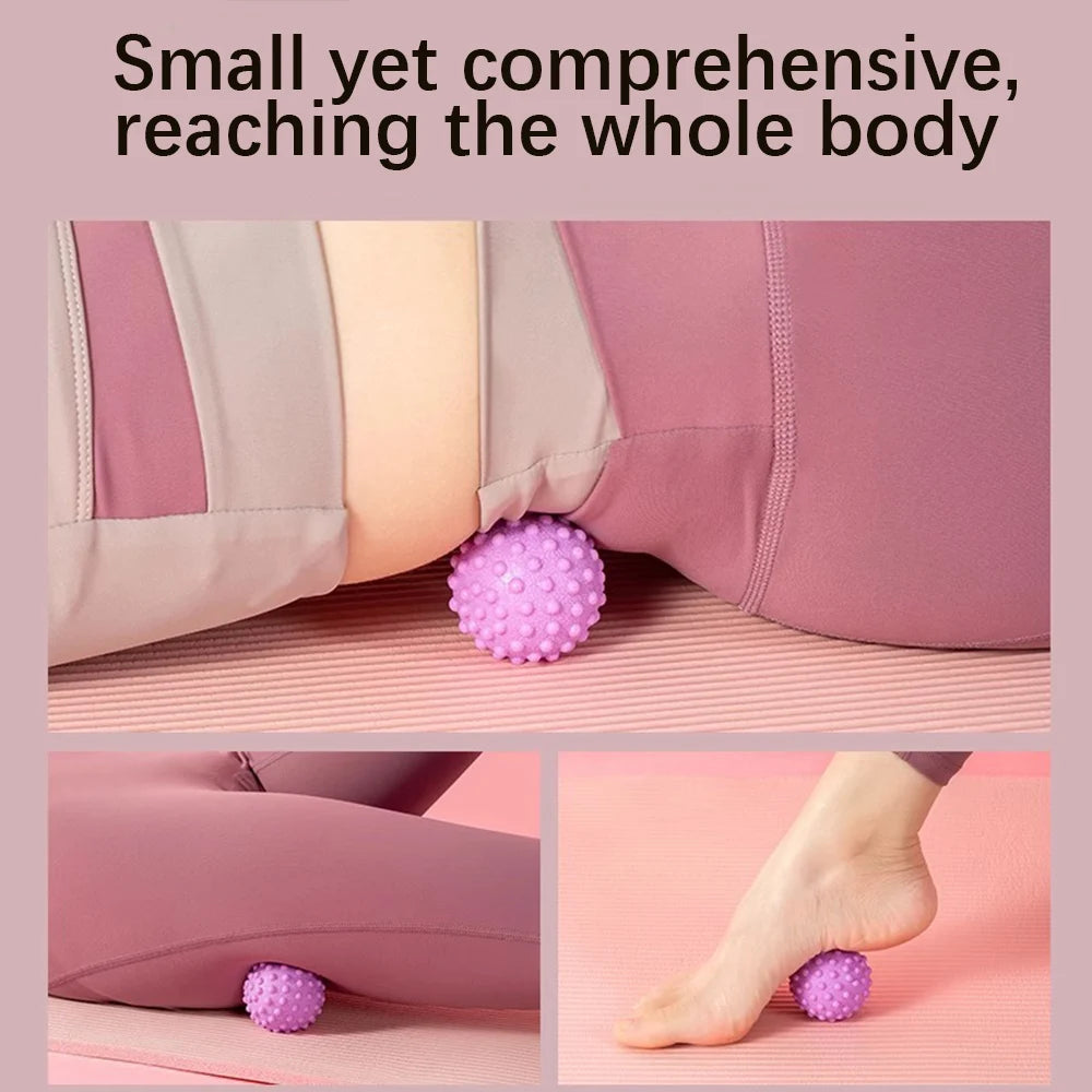 Fascia Ball Foot Plantar Fascia Relaxation Massage Ball Posture Correction for Yoga Fitness, Pilates, Running Muscle Massage Oasis Select
