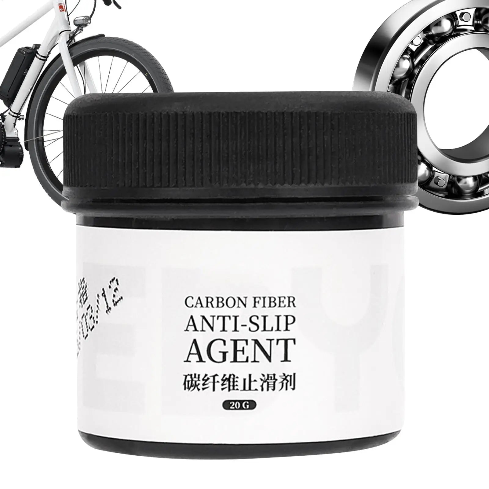 Bike Grease 20g Carbon Fiber Anti-Slip Paste Anti-Slip Friction Lube Riding Accessories for Parts Handlebar Stem Seatpost Oasis Select