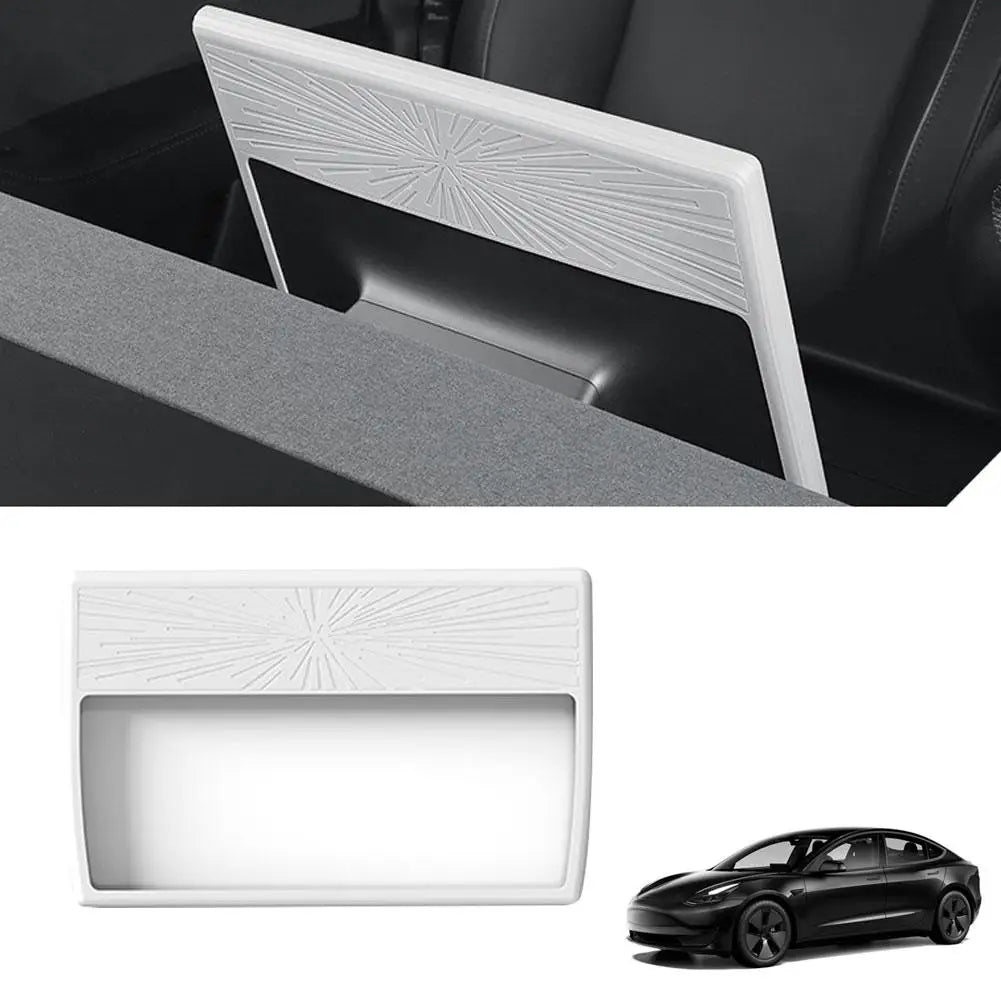 16" Silicone Screen Protector Frame for Tesla Model Y 2026 Screen Edge Protector Oasis Select White