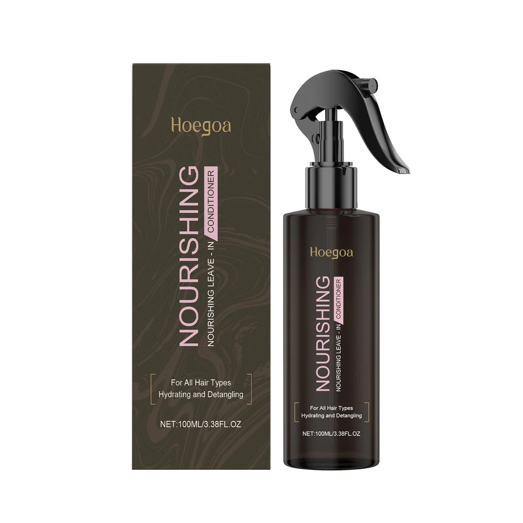 HOEGOA Hair Repair Spray – Anti-Frizz, Oil Control, No Rinse