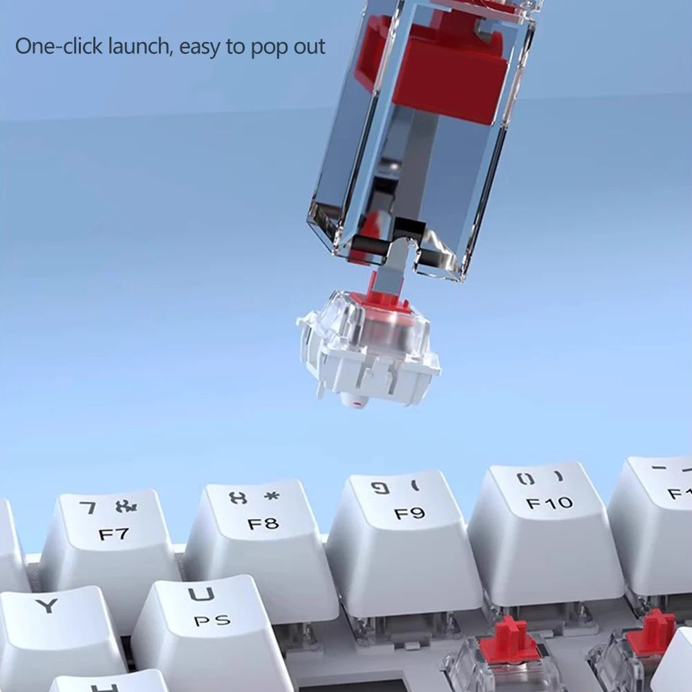 2 in 1 Switches Puller Keycap Puller Customized Hot Swap Keycap Shaft Remover Keyboard Cleaner for Mechanical Keyboards DIY Kit Oasis Select