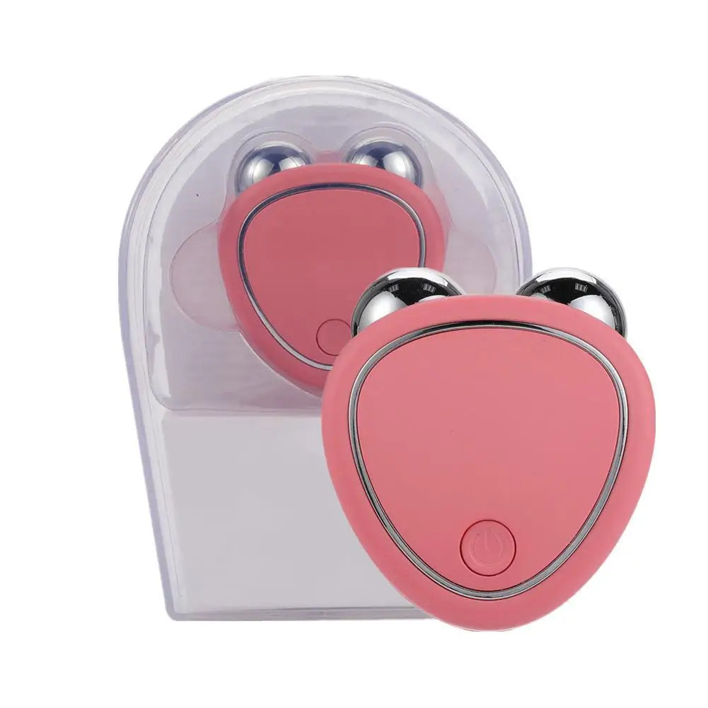 Mini Microcurrent Facial Device+Facial Serum Kit,EMS Face Lift Massager Face Sculpting Beauty Tool Rejuvenation Tighten Skincare Oasis Select Facial Device