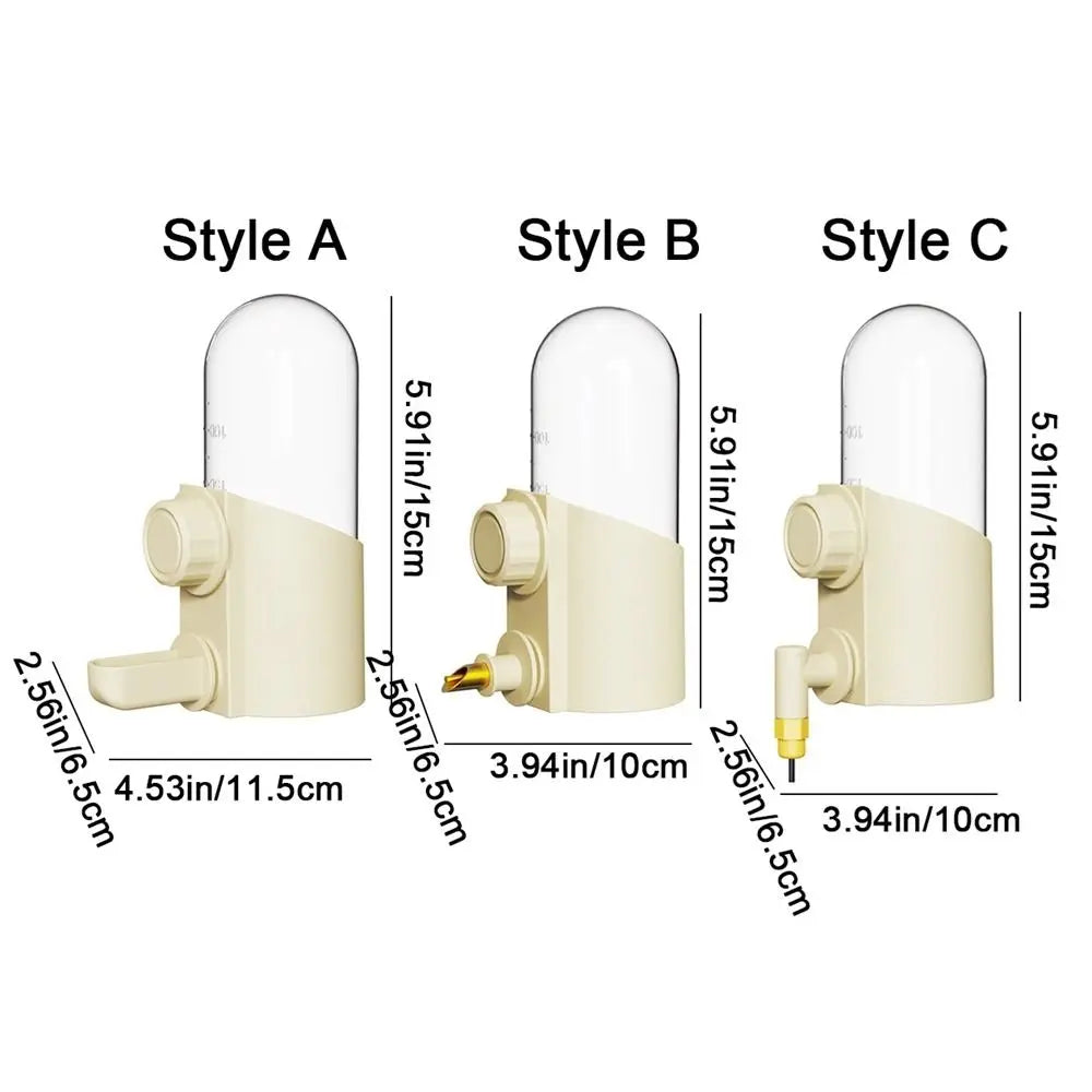 250ml Hangable Bird Water Bottle – Splash-Proof Parrot Feeder Bird Water Feeder Oasis Select