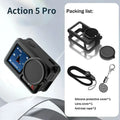 DJI Action 5 Pro/4/3 Accessories Kit – Case, Strap & More