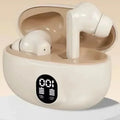 NEW Headset TWS Wireless Headphones Game Bluetooth Headphones with Microphone Noise Reduction High Fidelity Bass Earphones Oasis Select khaki