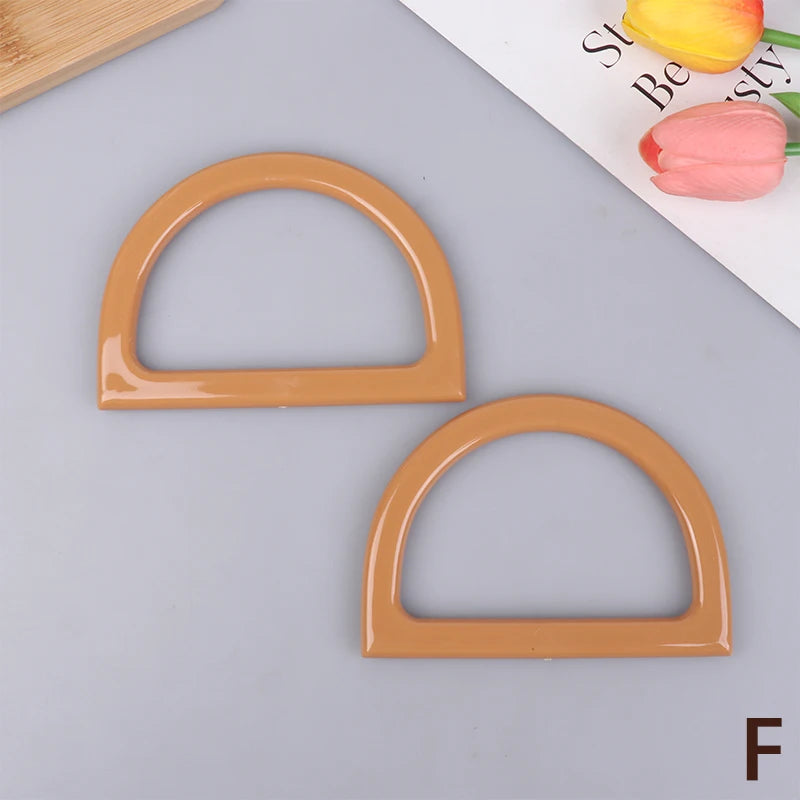 2Pcs D-Shape Bag Handles – DIY Purse & Crochet Bag Handles DIY Bag Handles Oasis Select F