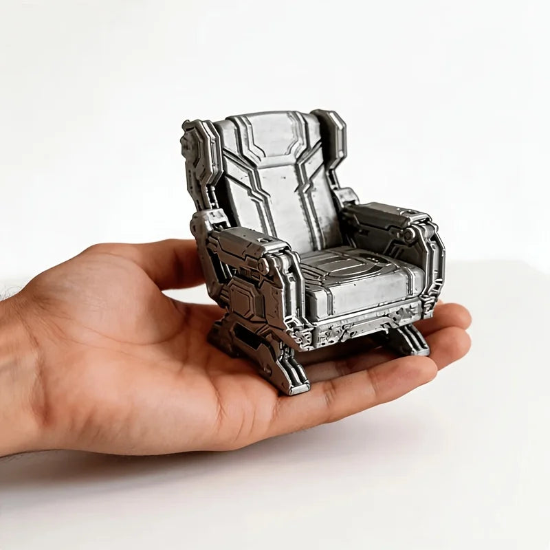 Futuristic Sci-Fi Chair Ornament Miniature Seat for Starship Dioramas Wargaming Action Figures DisplaysDIY Scene Decoration Gift Oasis Select