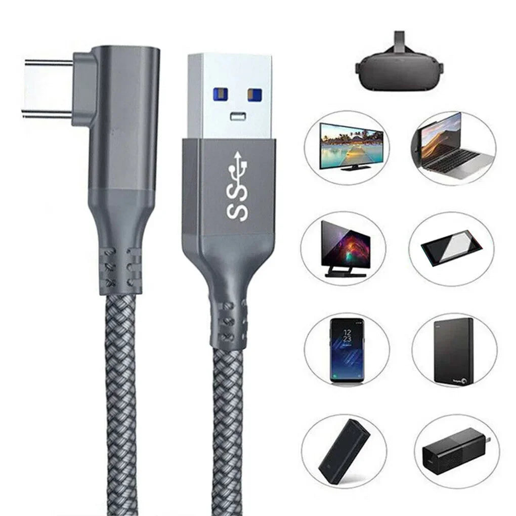 Meta Quest 2 Link Cable USB-A to USB-C 5M | VR Accessory
