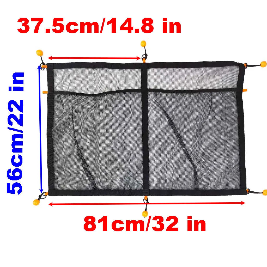 Suspended Tackle Webs Boat Storage Bag Dinghy Marine Boat T-top Extra Storage Boat Overhead Safety Equipment Sotrage Bag Oasis Select