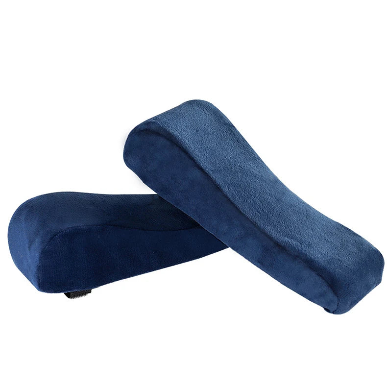 2pcs Ergonomic Armrest Pads,Office Chair Cushion for Elbow & Forearm Pressure Relief,Universal Fit Designed To Relieve Pressure Oasis Select Navy Blue See below for size descriptions