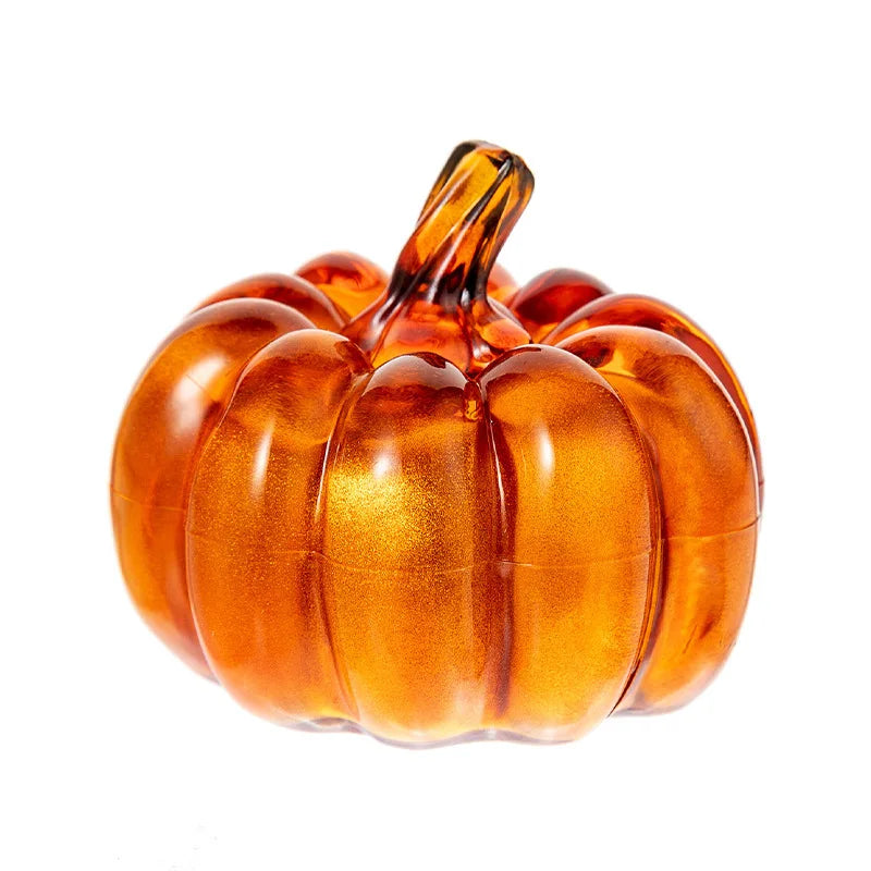 Halloween Decoration LED Glowing Pumpkin Halloween Dressing Props Desktop Ornaments Oasis Select Golden pumpkin