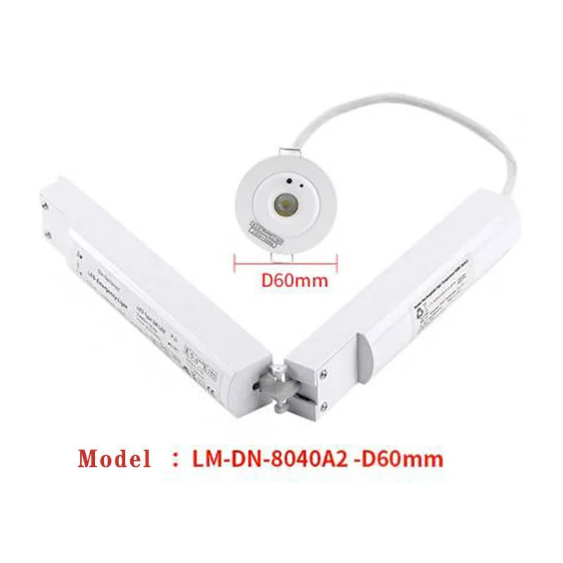 3W LED Emergency Downlight | Fire-Retardant | 3-Hour Backup