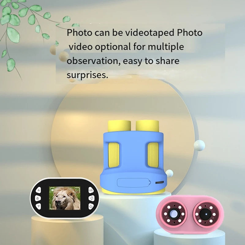 WISH 1000X Pocket Microscope Science Toys Handheld LED Light Biology Magnification Outdoor Students Teaching Oasis Select