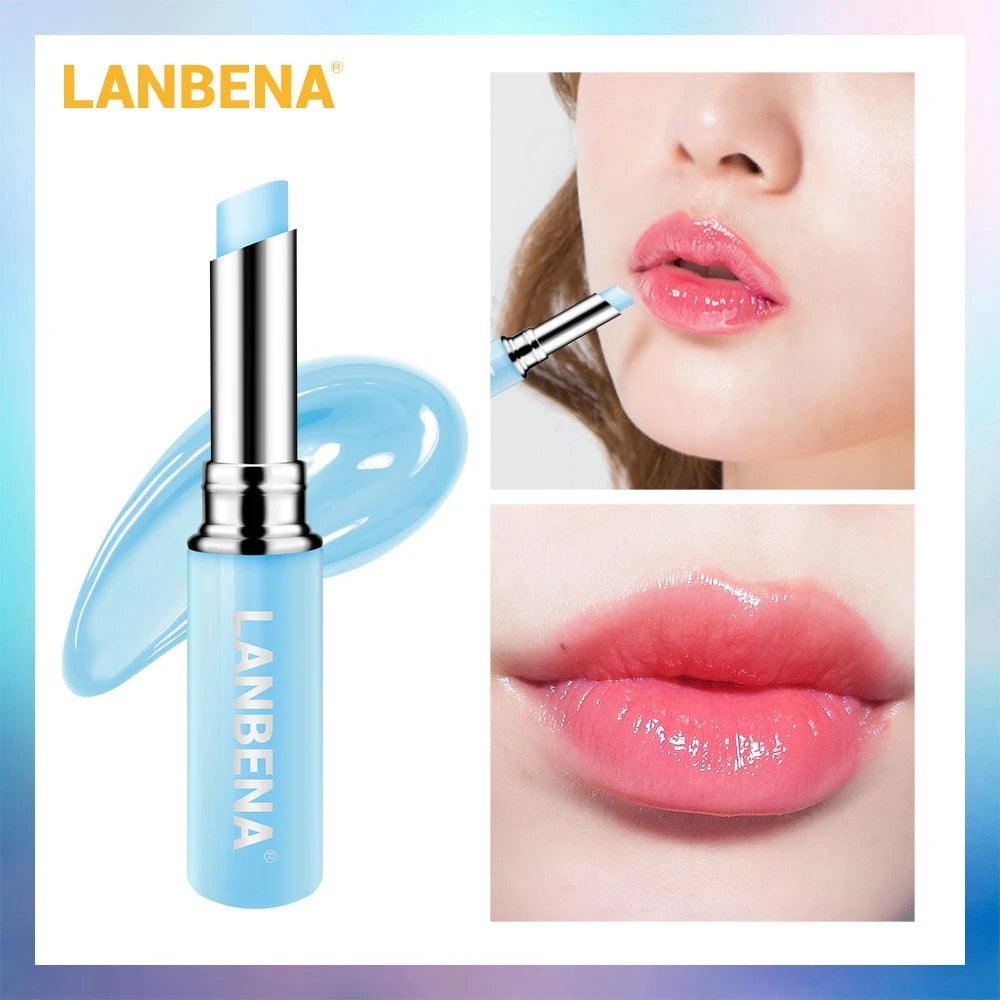 LANBENA Hyaluronic Acid Lip Balm Lip Plumper Moisturizing Reduce Fine Lines Long-lasting Hydration Protecting Dry Lip Oasis Select