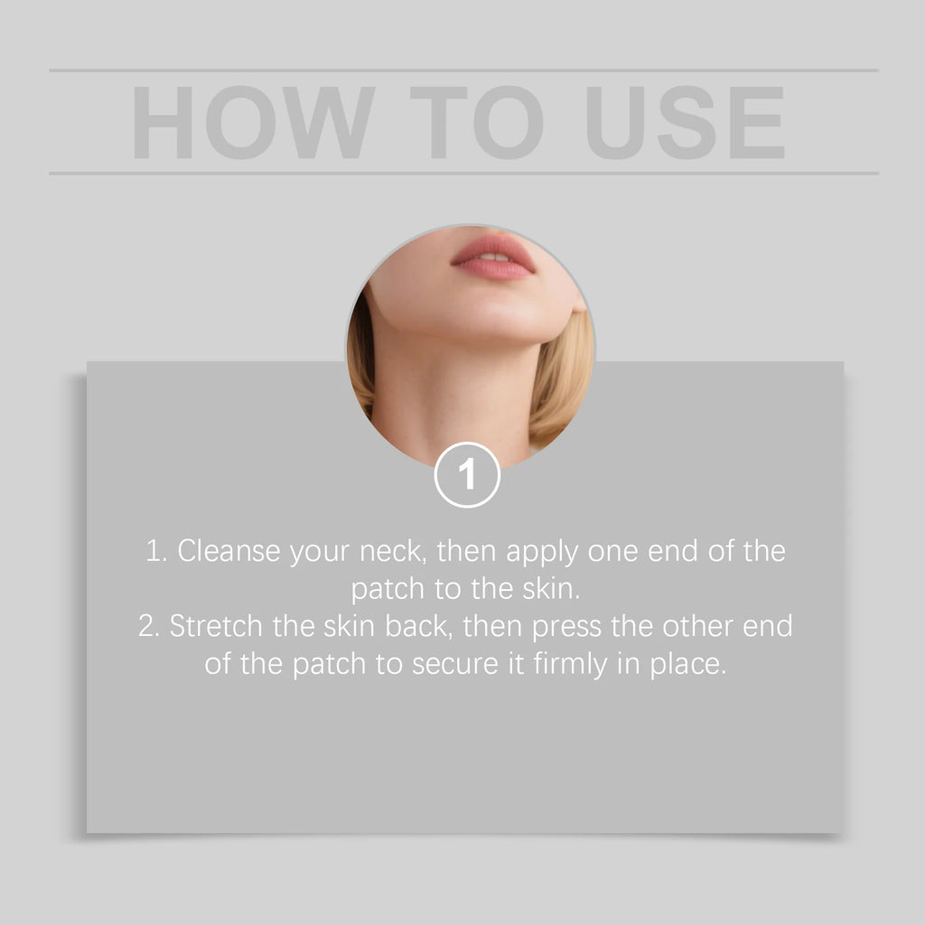 Invisible Neck Care Patch – Moisturizing & Fine Line Smoothing Neck Care Patch Oasis Select