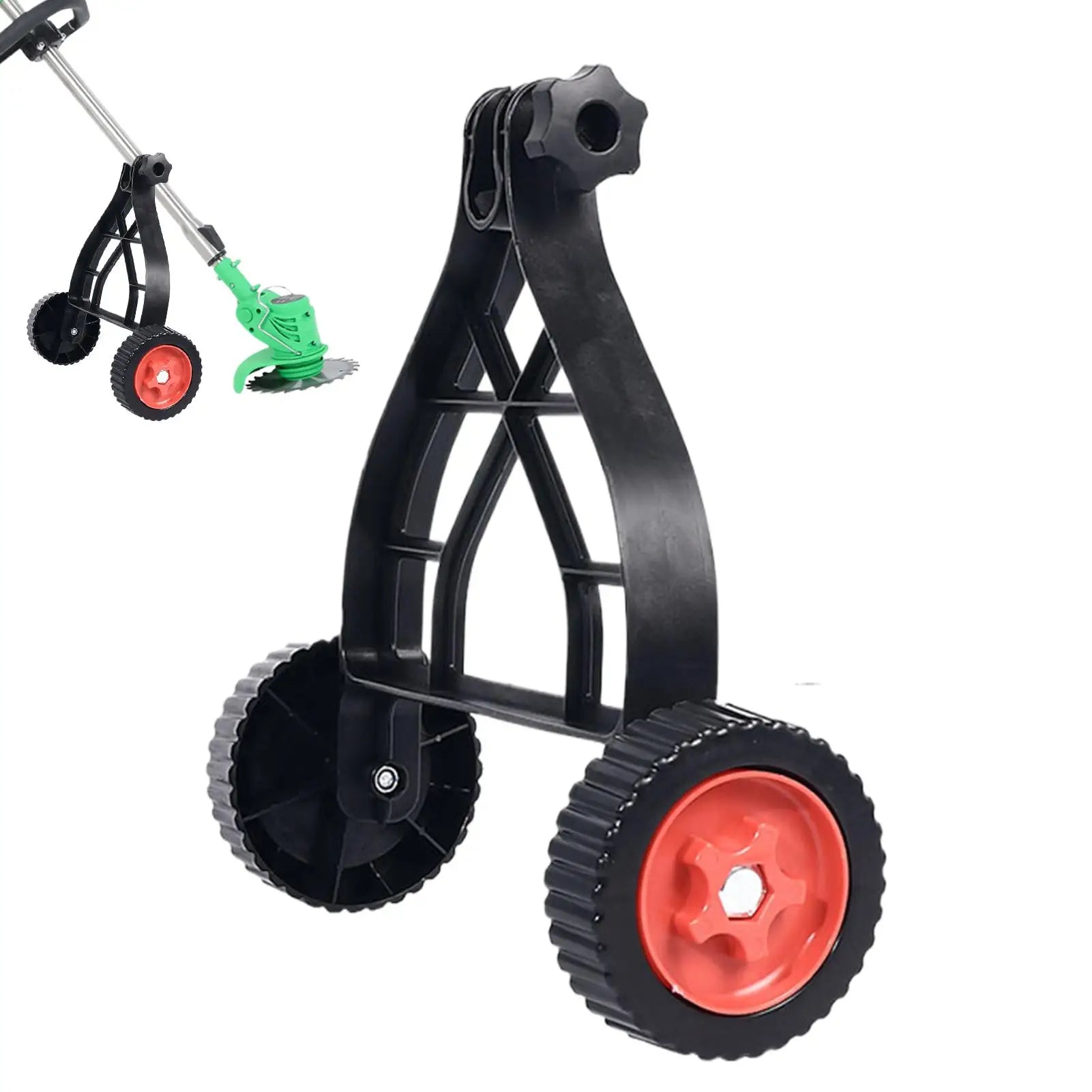 String Trimmer Support Wheels Auxiliary Wheels Trimmer Support Brush Cutter Wheel Mower Attachment Adjustable Grass Cutter Oasis Select